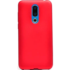 Meizu M6T Kılıf Premier Silikon Esnek Arka Koruma Kırmızı