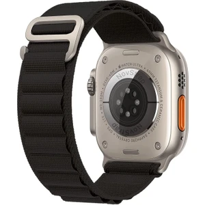 Novstrap Apple Watch Series 7 45MM ile Uyumlu Kordon Alpine Loop Tasarım Kordon Kayış