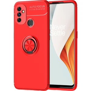 Kny One Plus Nord 100 Kılıf Yüzüklü Manyetik Ravel Silikon