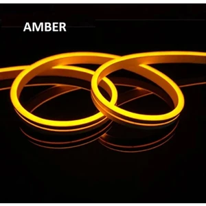 Tak Çalıştır 12V Neon Esnek Şerit LED 3mt Amber