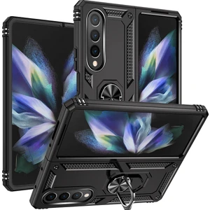 Kny Samsung Galaxy Z Fold 4 Kılıf Ultra Korumalı Yüzüklü Manyetik Vega Kapak