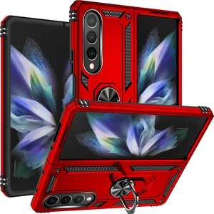Kny Samsung Galaxy Z Fold 4 Kılıf Ultra Korumalı Yüzüklü Manyetik Vega Kapak