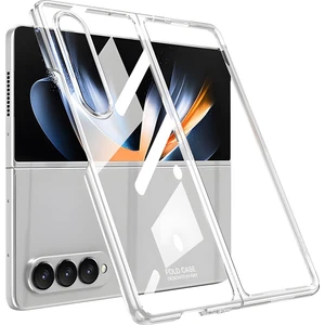 Kny Samsung Galaxy Z Fold 4 Kılıf Renkli Kenarlı Camlı Full Kıpta Kapak