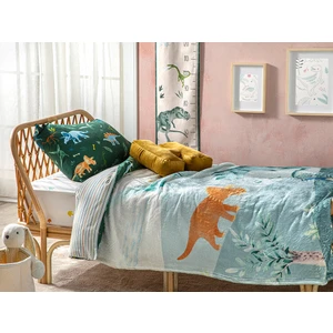 English Home Dinosaurs Wellsoft Çocuk Battanıye 150 x 200 cm Yeşil