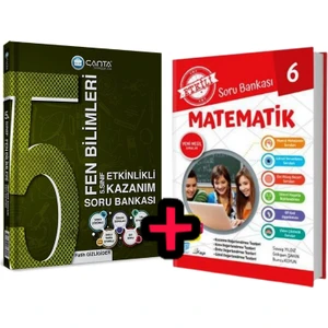 Çanta Yayınları 5. Sınıf Fen Bilimleri Etkinlikli Kazanım Soru Bankası+Matematik 5.Sınıf soru bankası