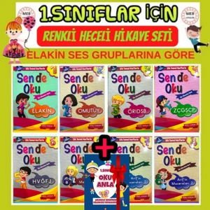 Gönül Yayıncılık Sen De Oku "Elakin Ilk Okuma Seti 8 Kitap"+OKU ANLA KİTABI HEDİYELİ