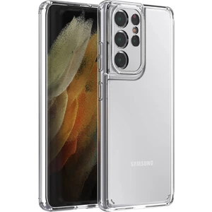 Samsung Galaxy S21 Ultra Kılıf Ultra Koruma Kamera Korumalı Şeffaf Silikon