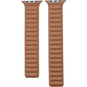 Apple Watch Ultra 49 mm Için Kademelı Manyetik Deri Leather Kayış-Kordon