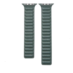 Apple Watch Ultra 49 mm Için Kademelı Manyetik Deri Leather Kayış-Kordon