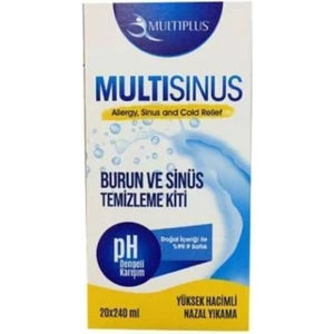 Burun ve Sinüs Temizleme Kiti 60 x 240 ml 60 Adet Solüsyon