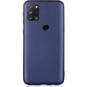 Alcatel 3x 2020 Kılıf Premier Mat Silikon Esnek Koruma Lacivert
