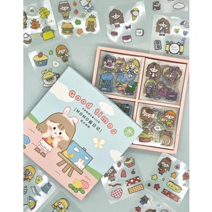 Muhteşem 4 Bölümlü  Kutu Sticker Seti  - Çıkartma-Bullet Journal