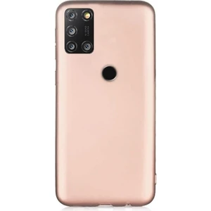 Alcatel 3x 2020 Kılıf Premier Mat Silikon Esnek Koruma Bronz