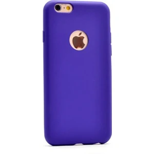 Apple iPhone 5 5s Kılıf Premier Silikon+Nano Cam Koruyucu Mor