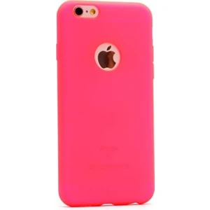 Apple iPhone 6 6s Kılıf Premier Silikon Esnek Silikon Pembe