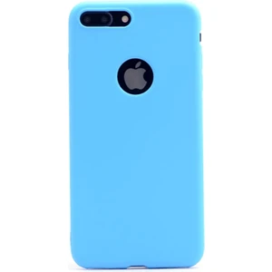 Apple iPhone 8 Plus Kılıf Premier Silikon Kılıf Turkuaz