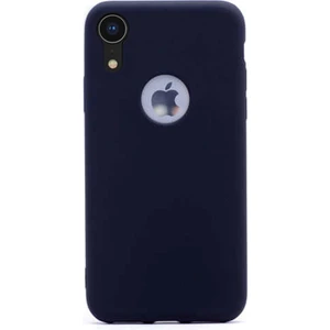 Apple iPhone Xr Kılıf Premier Esnek Lüx Silikon+Nano Glass Siyah