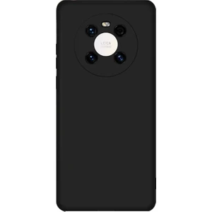 Huawei Mate 40 Pro Kılıf Premier Silikon+Full Ekran Koruyucu Nano Siyah