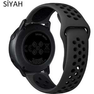 Samsung Gear S3 Gear Watch 3 45MM Tme Spor Silikon Kordon Kayış