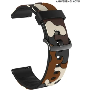 Samsung Gear Watch 3 41MM Active 2 40 44MM Kamuflaj Tme Kordon 20MM