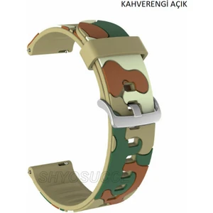 Samsung Gear Watch 3 41MM Active 2 40 44MM Kamuflaj Tme Kordon 20MM
