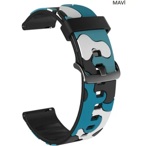 Samsung Gear Watch 3 41MM Active 2 40 44MM Kamuflaj Tme Kordon 20MM