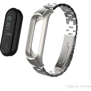 Xiaomi Mi Band 5 Mi Band 6 Tme Çelik Steel Kordon Kayış