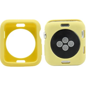 Apple Watch 2 3 4 5 6 42 44 mm Renkli Silikon Kılıf Kapak Koruyucu