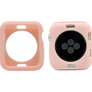 Apple Watch 2 3 4 5 6 38 40 mm Renkli Silikon Kılıf Kapak Koruyucu