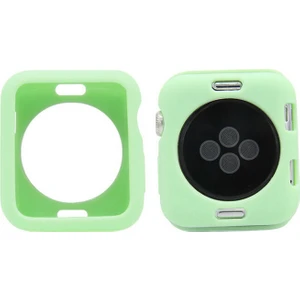 Apple Watch 2 3 4 5 6 42 44 mm Renkli Silikon Kılıf Kapak Koruyucu
