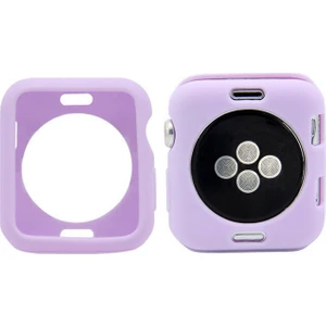 Apple Watch 2 3 4 5 6 42 44 mm Renkli Silikon Kılıf Kapak Koruyucu