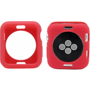 Apple Watch 2 3 4 5 6 42 44 mm Renkli Silikon Kılıf Kapak Koruyucu