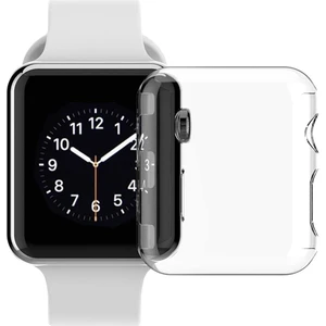 Apple Watch 1 2 3 4 Seri 42 mm Silikon Kapak Kılıf Ekran Koruyucu