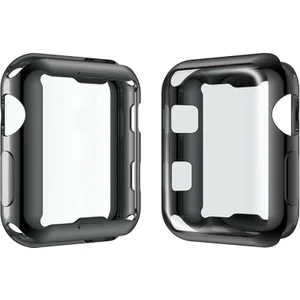 Apple Watch 2 3 4 38 mm Silikon Kapak Kılıf Ekran Koruyucu