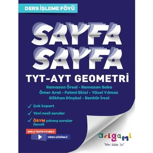 Tammat Yayıncılık TYT – AYT Geometrisayfa Sayfa Der Sişlme Föyü