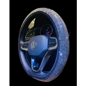 Gümüş Taşlı Direksiyon Kılıfı 38-40 cm