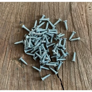Nikel Vida Mini Menteşe Vidası Tavla Klips Vidası 6.5mm Vida Nikel Renk 1pk