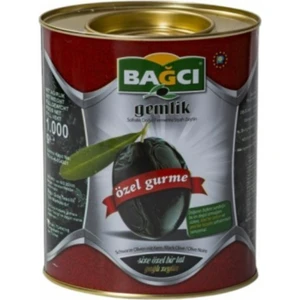 Gemlik Özel Gurme Siyah Zeytin Teneke 1 KG