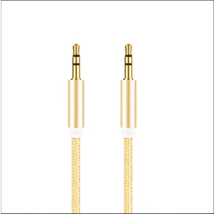 Apple iPhone Samsung Xiaomi Huawei Oppo Uyumlu Örme 3,5mm. Aux Çelik Örgü Araç Ev Müzik Video Ses Kablosu.