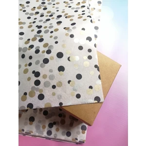 Tuğset Etiket Desenli Pelur Kağıdı 50X70 cm 10 Adet