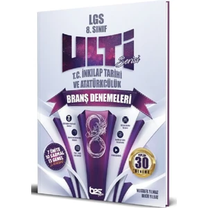 Bes yayınları 8. Sınıf T.C.Inkılap Tarihi ve Atatürkçülük Ulti Serisi Denemeleri