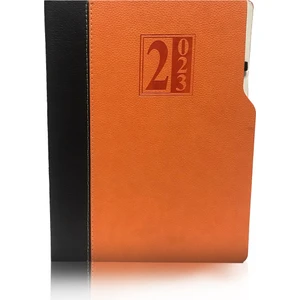 GENC DIJITAL BASKI 2023 Ekonomik Kalem Bölmeli 17X24 Ajanda