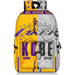 Wonderful Day Çocuk Basketbol Temalı Okul Çantası - Sarı Gri (Yurt Dışından)