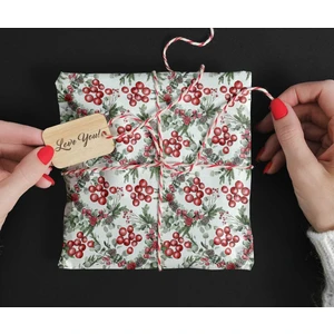 50 x 70 cm Yeni Yıl Yılbaşı Noel Temalı Hediye Paketleme Ambalaj Kağıdı (6’lı Paket)