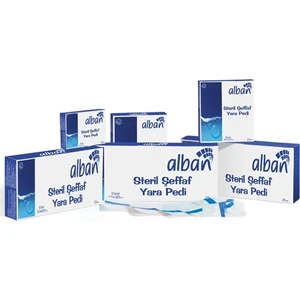 Steril Şeffaf Yara Pedi-Banyo Bandı 10X25 (10 Adet)
