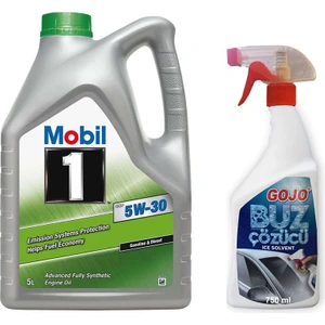 1 ESP 5W-30 Motor Yağı 5 Litre ( Üretim Yılı: 2023 ) + Gojo Buz Çözücü 750 Ml