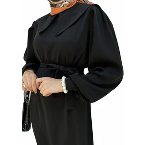 Krep Elbise Siyah (140 Cm)