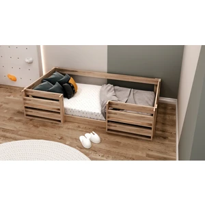 Vivian Çırağan Montessori Kitaplıklı - Raflı Çocuk Karyolası