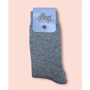 Bayan Bej Yün Kışlık Soket Çorap