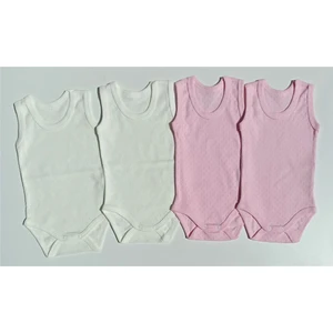 Özdemirli Bebe Jakarlı Klimalı Askılı Çıtçıtlı Badi 4 Lü Paket